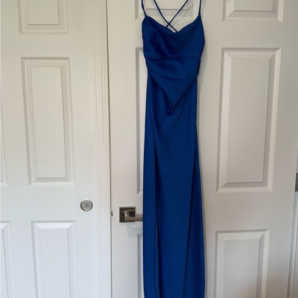 Meshki Cobalt Blue Maxi Gown